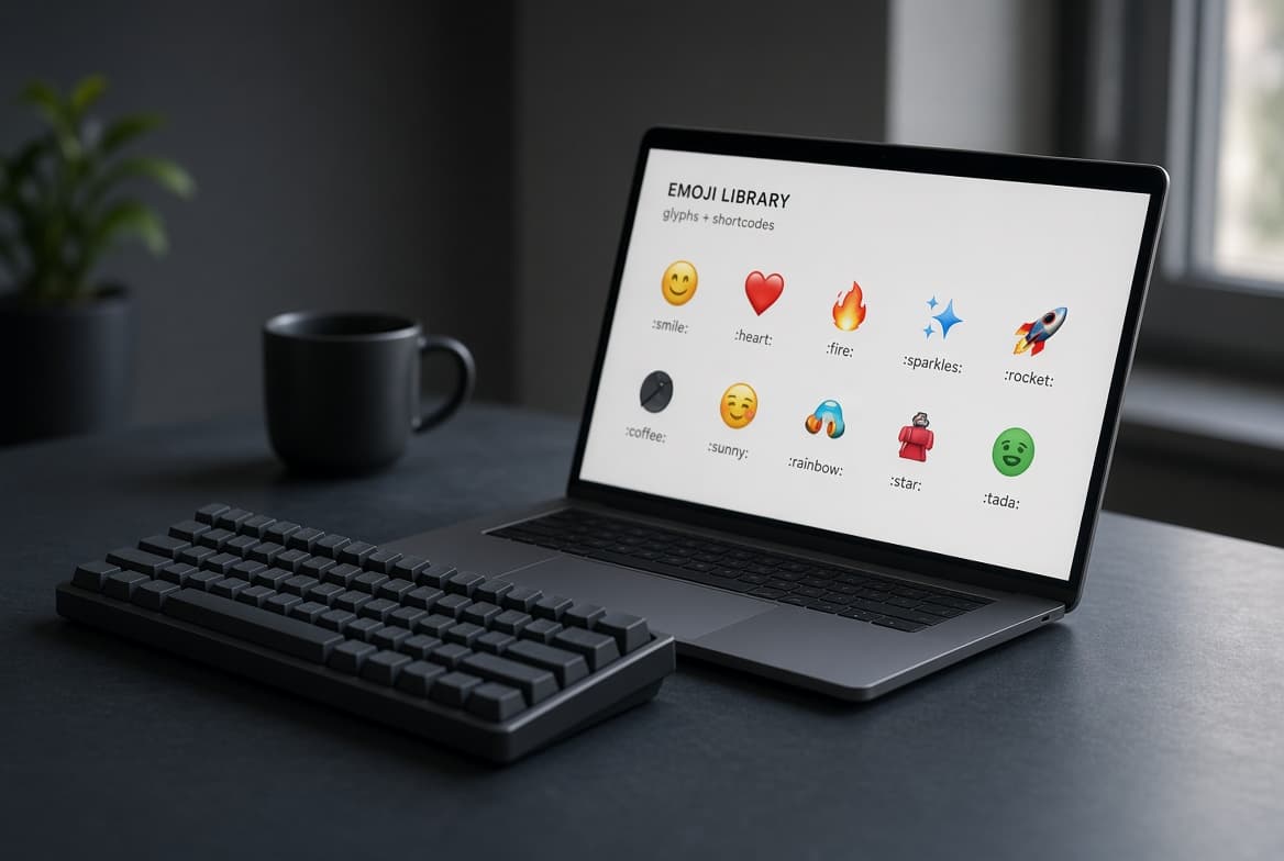 Emoji Shortcuts Cheat Sheet: Fast Typing for Slack, Discord & GitHub