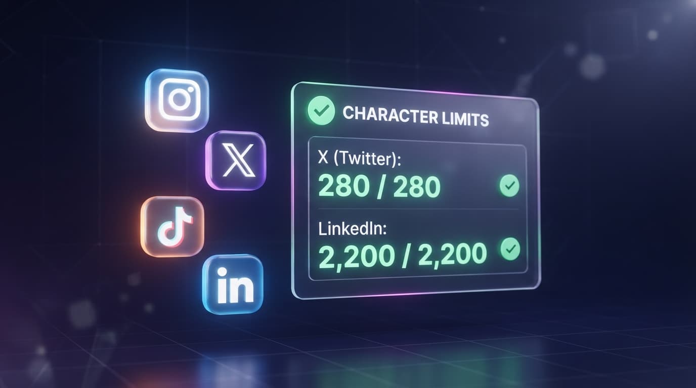 The Ultimate Social Media Character Limit Guide: Optimize for Every Platform